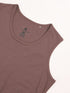 Women Solid Slim Fit Round Neck Tank Top with COTFLEX