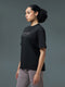 Women Printed Regular Fit Round Neck T-shirt with COTFLEX