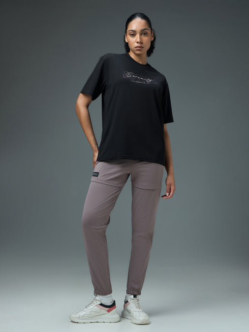 Women Printed Regular Fit Round Neck T-shirt with COTFLEX