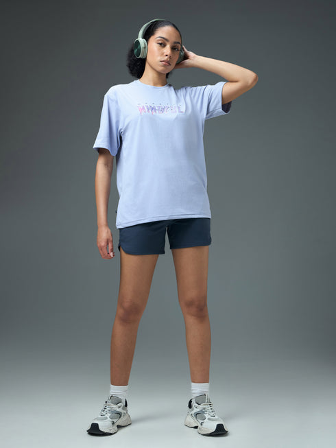 Women Printed Regular Fit Round Neck T-shirt with COTFLEX