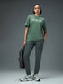 Women Printed Regular Fit Round Neck T-shirt with COTFLEX