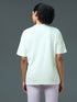 Women Printed Regular Fit Round Neck T-shirt with COTFLEX