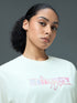 Women Printed Regular Fit Round Neck T-shirt with COTFLEX