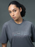 Women Printed Regular Fit Round Neck T-shirt with COTFLEX