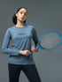 Women Printed Slim Fit Round Neck Sports Tee for Yoga & Fitness with TECHNOCOOL+