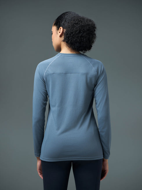 Women Printed Slim Fit Round Neck Sports Tee for Yoga & Fitness with TECHNOCOOL+