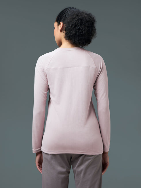 Women Printed Slim Fit Round Neck Sports Tee for Yoga & Fitness with TECHNOCOOL+
