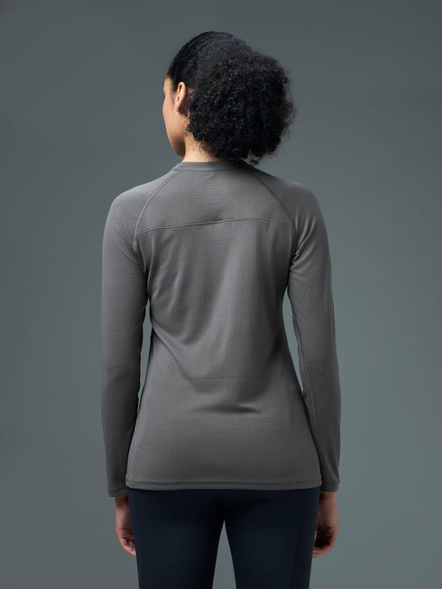 Women Printed Slim Fit Round Neck Sports Tee for Yoga & Fitness with TECHNOCOOL+