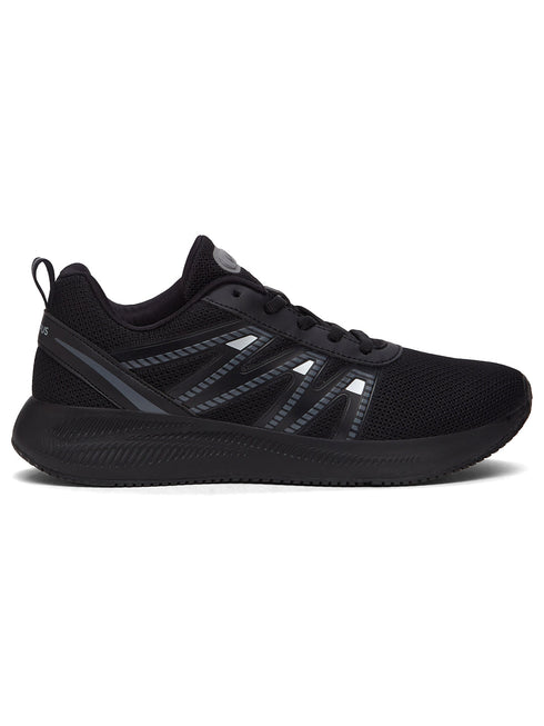 WENDIGO Black Men's Running Shoes