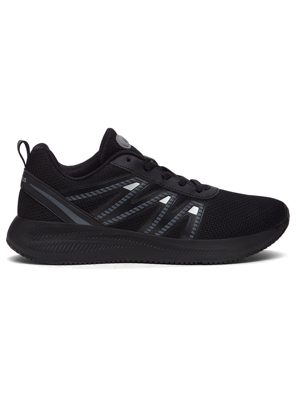 WENDIGO Black Men's Running Shoes