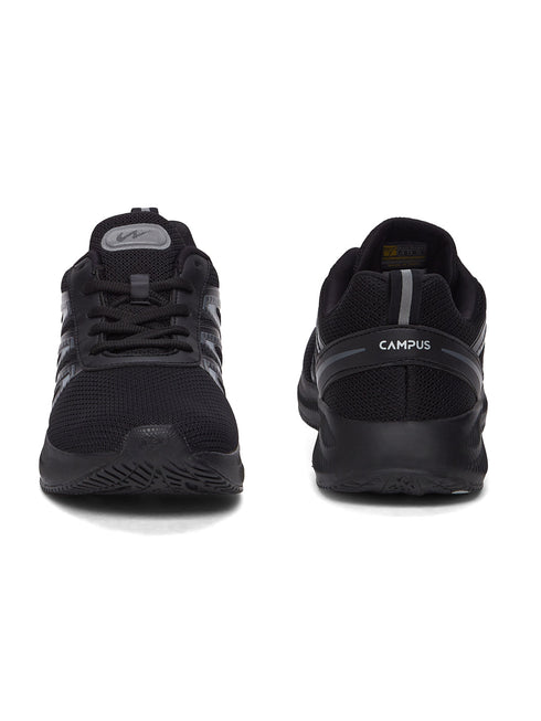 WENDIGO Black Men's Running Shoes