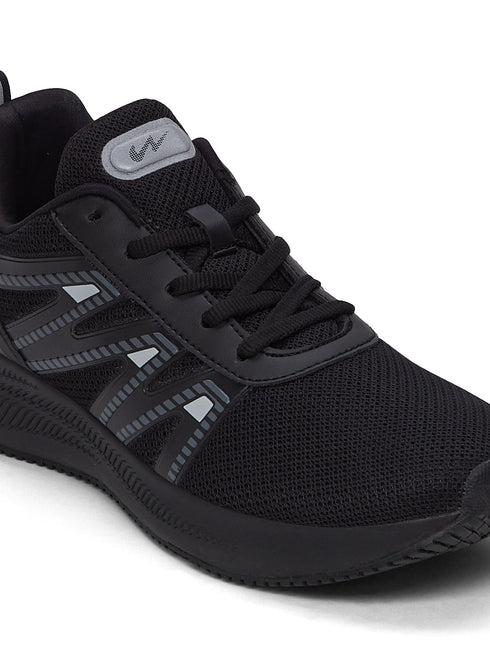 WENDIGO Black Men's Running Shoes