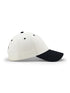 Dual Color Cotton Off White Unisex Cap
