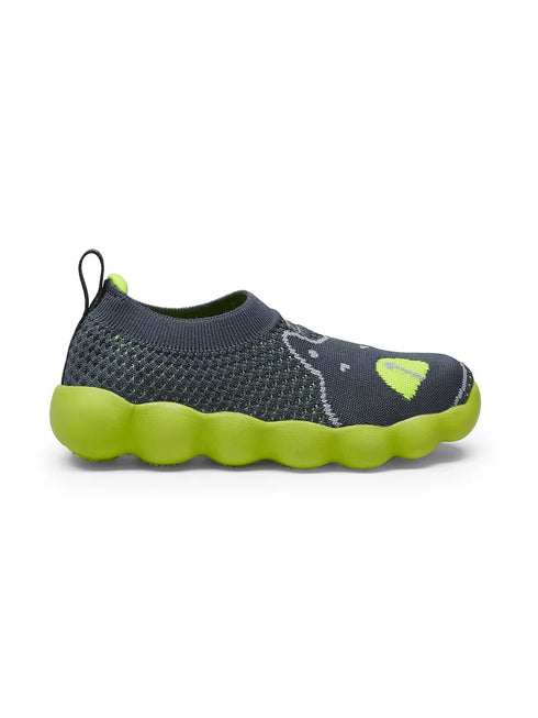 WHRIL Grey Kids Walking Shoes