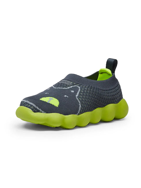 WHRIL Grey Kids Walking Shoes