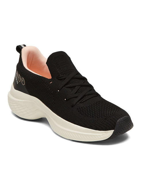 WILLO Black Women's Walking Shoes