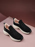 WILLO Black Women's Walking Shoes