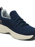WILLO Navy Women's Walking Shoes