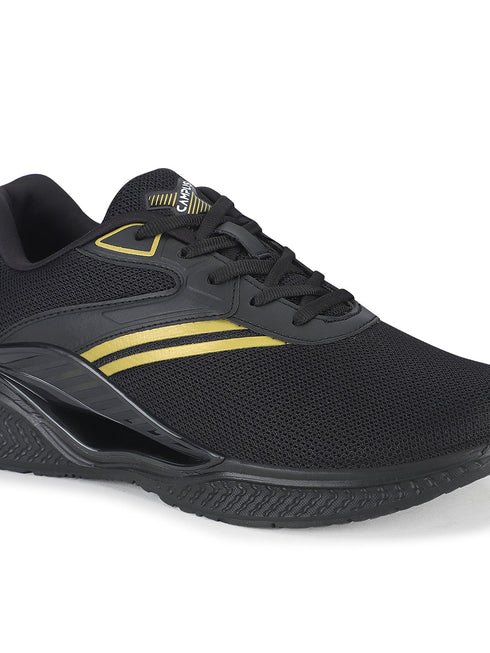 WONG Black Men's Sports Shoes