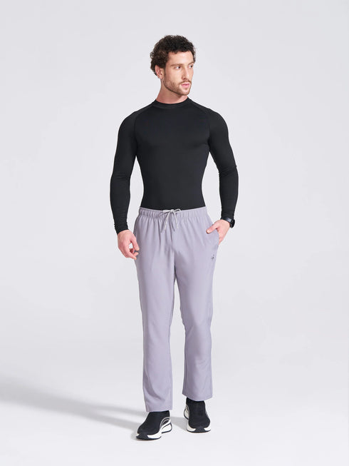 Men's Grey Regular Fit Track Pants