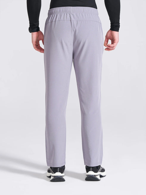 Men's Grey Regular Fit Track Pants