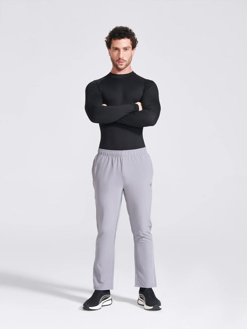 Men's Grey Regular Fit Track Pants