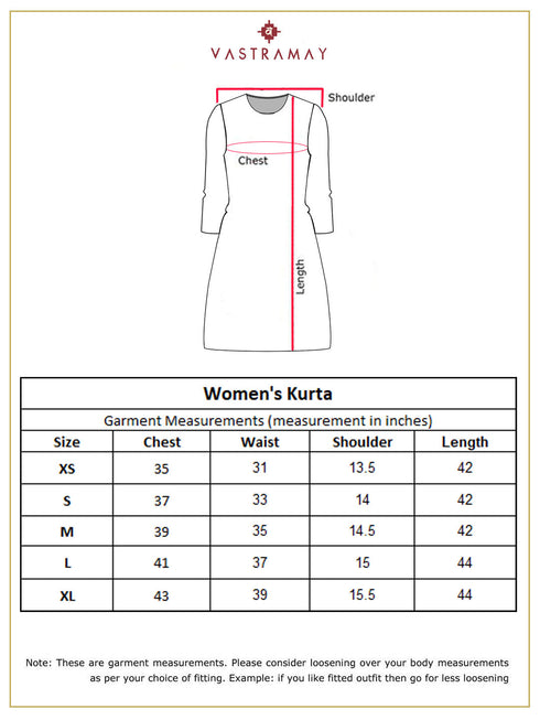 Women's Bottle Green Only Kurta
