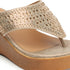 Women's Embellished Open Toe Wedge Heels Sandal