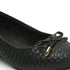 Women's Textured Round Toe Block Heel Pumps