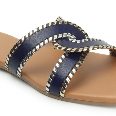 Women's Criss-Cross Strap Flat Sandals