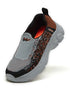 ZIP KIDS Grey Kids Walking Shoes