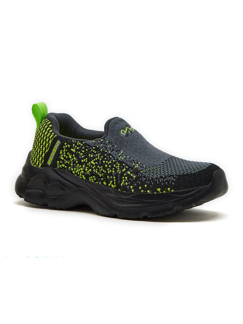 ZIP KIDS Green Kids Walking Shoes