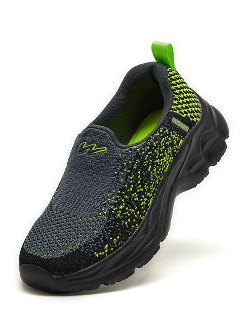 ZIP KIDS Green Kids Walking Shoes