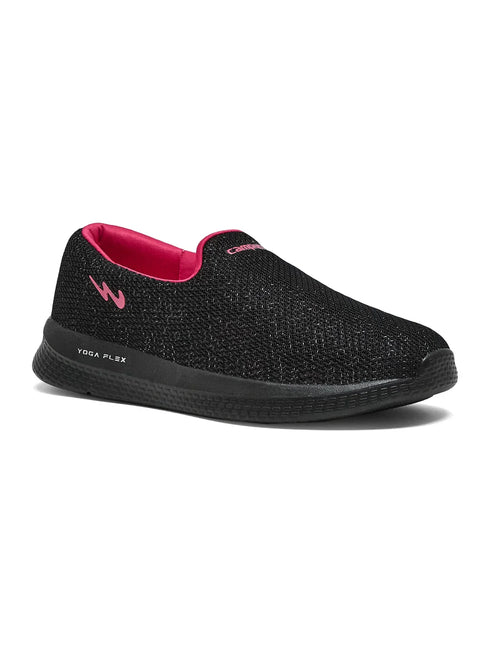 ZOE PLUS Black Women's Walking Shoes