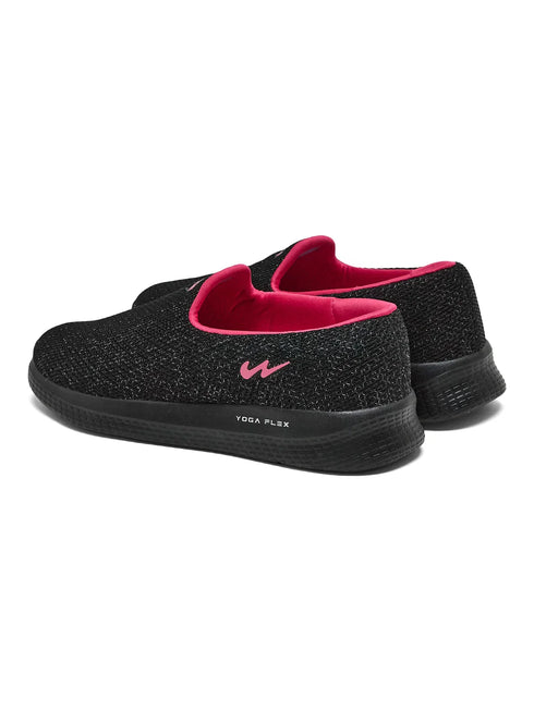 ZOE PLUS Black Women's Walking Shoes