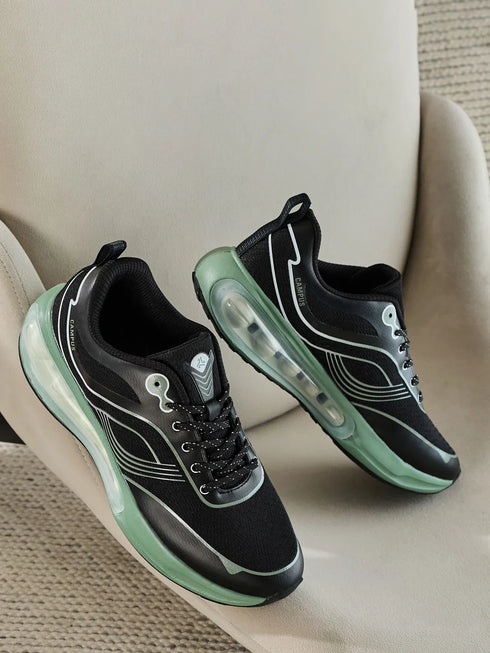 ZOVIK Black Men's Running Shoes