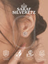 925 Sterling Silver Circular Cubic Zirconia Studds Earrings