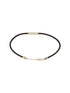 925 Sterling Silver Black Thread With Silver Handcrafted Payal Anklet
