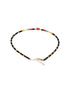 925 Sterling Silver Red & Multicolored Evil Eye Designer Delicate Payal Anklet