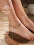 925 Sterling Silver Red & Multicolored Evil Eye Designer Delicate Payal Anklet