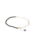 925 Sterling Silver Black Beads Evil Eye Charms Designer Handcrafted Anklet Payal