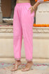 Women Pink Floral Printed Pure Cotton Anarkali Kurta Set