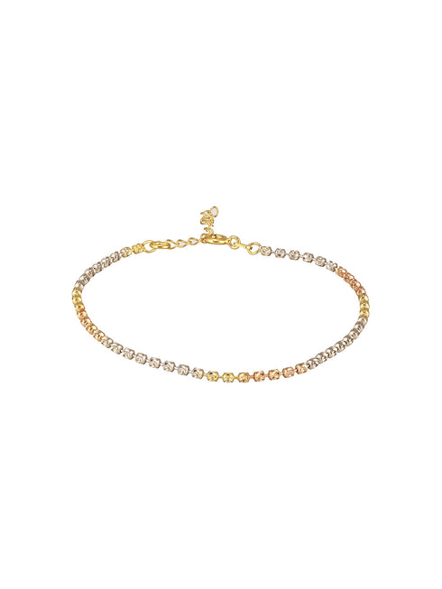 925 Sterling Rhodium Plated Designer Italian Finish wraparound Adjustable Bracelet