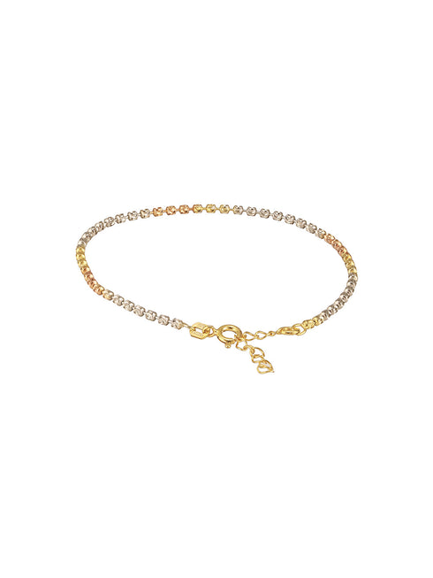 925 Sterling Rhodium Plated Designer Italian Finish wraparound Adjustable Bracelet