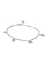 925 Sterling Silver Zircon Studded Evil Eye DailywearWraparound Adjustable Tennis Bracelet