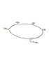 925 Sterling Silver Zircon Studded Evil Eye DailywearWraparound Adjustable Tennis Bracelet