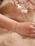 925 Sterling Silver Zircon Studded Evil Eye DailywearWraparound Adjustable Tennis Bracelet