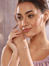 925 Sterling Silver Zircon & Pearl Embellished Floral Layered Wraparound AdjustableBracelet