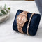 Gift Set of 2 - Women Harper Gold Watch and Tennis Bracelet - CLPLG123