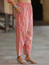 Women Red Ethnic Motifs Printed Pure Cotton Staight Kurta With Printed Trousers & Dye Dupatta